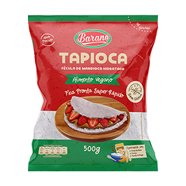 Tapioca Hidrata Barano 500g Fardo 20 Unidades